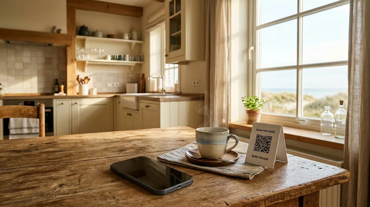 Ferienwohnung mit QR Code