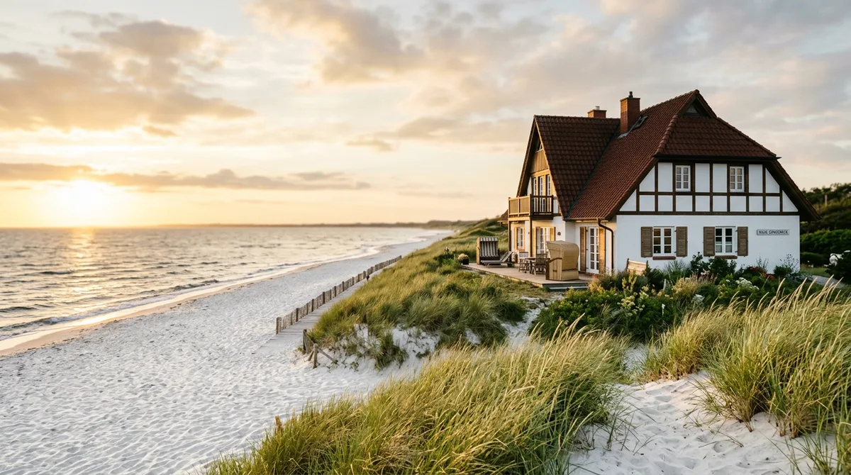 Ein Ferienhaus am Wasser